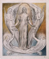 Engel, die Christus dienen, Illustration aus 